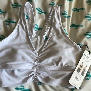 Wild thing siz Medium White sports bra